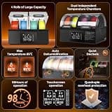 Comgrow SH03 4-Spool Filament Dryer with Dual Heating Chambers up to 85C