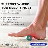 THERABAND Ridged Foot Roller for Plantar Fasciitis Relief, Hot and Cold Therapy