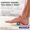 THERABAND Ridged Foot Roller for Plantar Fasciitis Relief, Hot and Cold Therapy