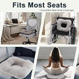 Ergonomic Innovations Medical Orthopedic Donut Pillow with Anti-Slip Base
