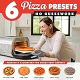 Gourmia Electric Indoor Pizza Oven & Air Fryer Combo