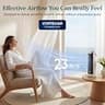 LEVOIT Mini Compact Oscillating Desk Tower Fan with 3-Angle Custom Sweep