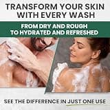 KESMEDIK MaxTherapy Tea Tree Oil Body Wash for Itchy Skin and Fungal Relief (2-Pack)