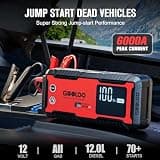 GOOLOO GT6000 Portable Car Jump Starter Battery Pack (6000A Peak, 27,000mAh)