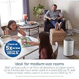 Clorox True HEPA Air Purifier for Medium Rooms with Whisper Quiet Mode