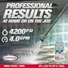 Simpson PowerShot PS4240 4200 PSI Commercial Gas Pressure Washer with Triplex Pump