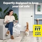PetSafe Big Cat Door, Manual 4-Way Locking with GentleClose Flap System