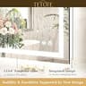 TETOTE 42" x 36" Ultra-Bright 9500 Lux Commercial LED Lighted Bathroom Mirror
