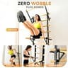GymYard Solid Pine Swedish Ladder with Adjustable Pull-Up and Dip Station