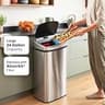 iTouchless 24-Gallon Commercial-Grade Touchless Sensor Kitchen Trash Can