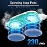 Angtra FS07 Professional Scrubbing Steam Mop with 90-Degree Swivel Steering