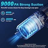 KMM 9000Pa Handheld Car Vacuum Cleaner and Air Duster Combination Unit