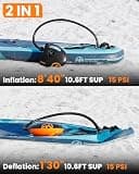 OutdoorMaster Shark 2S Rechargeable SUP Air Pump, 88.8Wh Battery, 20 PSI