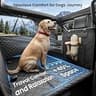 REEVAA XL Dog Truck Seat Cover with Reinforced Hard Bottom for SUVs and Trucks