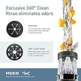 Moen EX75C Host Series 3/4 HP Garbage Disposal with SoundSHIELD & Express Mount