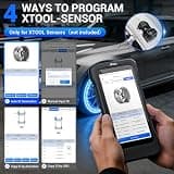 XTOOL TP380 TPMS Scanner and Bidirectional OBD2 Diagnostic Tool with Resets