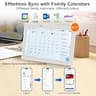 Subscription-Free 10.1-Inch WiFi Smart Family Calendar With Apple & Outlook Sync