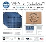 KNRV Commerce Modular Spike Scat Mats for Furniture Protection, 10-Pack