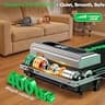 FOUSAE 5-in-1 Foldable Home Treadmill with 10% Manual Incline and App