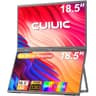 CUIUIC 18.5-Inch Dual Stacked Portable Monitor with Vertical Folding Stand