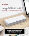 Canon imageFORMULA R10 Portable Duplex Document Scanner with 20-Sheet ADF