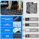 Premium Hard Bottom Waterproof Back Seat Extender Platform for Heavy Dog Breeds