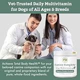 Wholistic Pet Organics Canine Complete Organic Multivitamin Powder for Daily Support