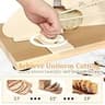 Brvclon Hand Crank Sourdough Bread Slicer with Stainless Steel Blade Base