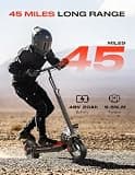 Misodo High-Performance Off-Road Seated Scooter, 1600W Motor, 45-Mile Range