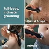 Philips Norelco Body Groomer 9000 Series BG9480/50 with UV Cube Cleaner
