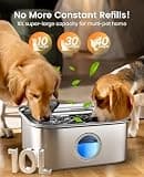 oneisall 10L Stainless Steel Automatic Dog Water Fountain for Large Dogs
