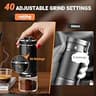 World's First 60g Large Capacity Manual Coffee Grinder with Stainless Steel Burrs