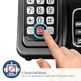 Panasonic KX-TGD833M DECT 6.0 3-Handset Cordless Phone System with Call Block