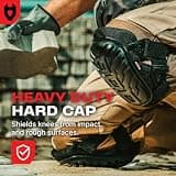 NoCry Heavy-Duty Professional Gel Knee Pads for Demolition and Carpentry