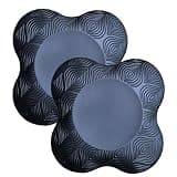 Zealtop Extra Thick PU Foam Yoga Knee Pads 2-Pack for Home Workouts and Pilates