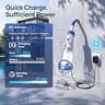 Consciot Handheld Rechargeable Pool Vacuum with Transparent Head and 500-Mesh Filter