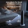 Levoit 90-Degree Oscillating Bladeless Tower Room Fan with 12-Hour Timer