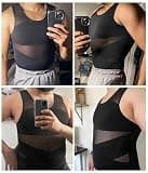Nebility Men's Gynecomastia Sleeveless Slimming Compression Undershirt