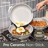 CAROTE 27-Piece Detachable Handle Ceramic Non-Toxic Cookware Set