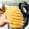 SMALLHOO 5.3-Inch Wide Feed Chute Cold Press Slow Masticating Juicer