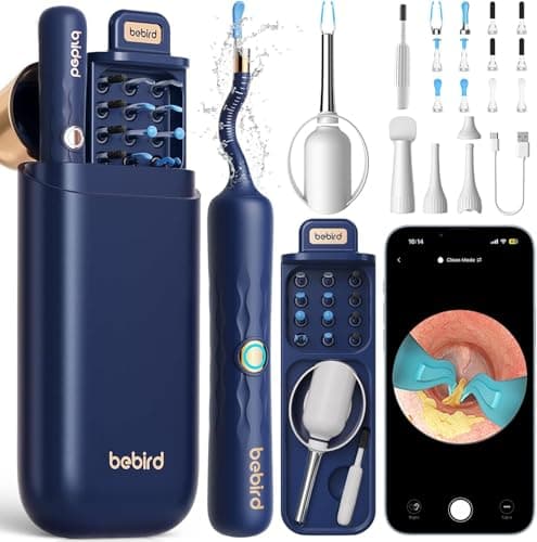 Bebird Earsight Plus D39R Flexible Ear Wax Removal Camera and Tweezers