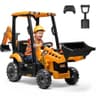 First Ride On JCB 12V Ride-On 3-in-1 Excavator Toy with Remote Control