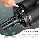 Blanlody 3800W 5.2HP High Velocity Pet Hair Grooming Blower for Large Dogs