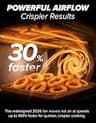 Nuwave Bravo 10-in-1 Air Fryer Toaster Smart Convection Oven 21-Quart