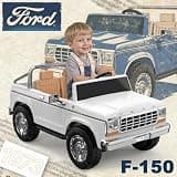 ANPABO Licensed Ford F-150 24V 2-Seater Ride-On Truck with 4WD and 20-Inch Seat