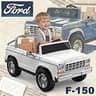 ANPABO Licensed Ford F-150 24V 2-Seater Ride-On Truck with 4WD and 20-Inch Seat