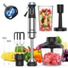 Ganiza 6-in-1 Immersion Blender Workstation with Dual-Rod Frothing System