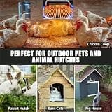Passive Solar Radiant Chicken Coop Heater Panel for Winter Off-Grid Use