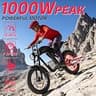 VEXXOR 20-Inch All-Terrain Fat Tire Electric Bike, 1000W Peak, 48V 15Ah