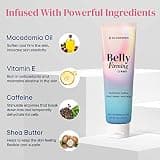 SILKDERMIS B Flat Belly Firming Cream with Caffeine & Retinol for Toning